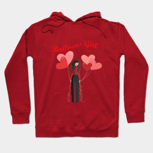 Balloons Girl Hoodie